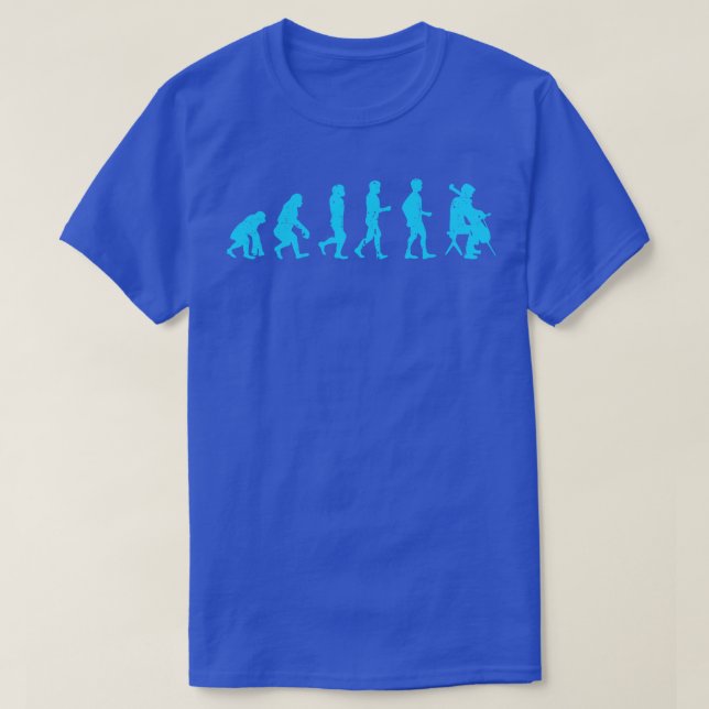 Camiseta Cellist Evolution Idea Cello Player Azul (Frente do Design)