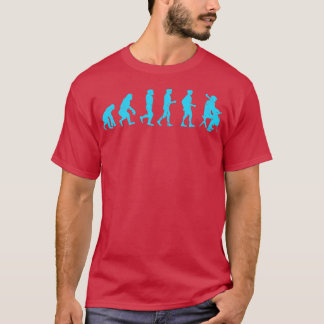 Camiseta Cellist Evolution Idea Cello Player Azul