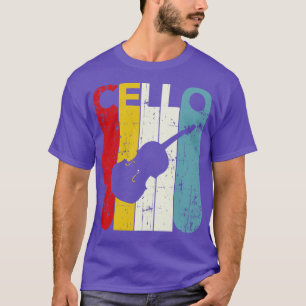 Camiseta Cellist Gift Idea Cello Player Retro Cello 70s 80s