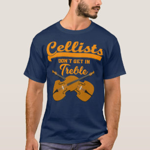 Camiseta Cellist Não Se Entra Em Treble