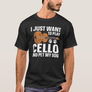 Camiseta Cellist Player Pet My Pet