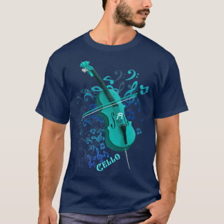 Camiseta Cellist Retro Cello