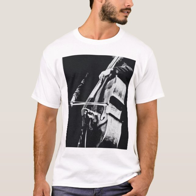 Camiseta Cello, baixo duplo (Frente)