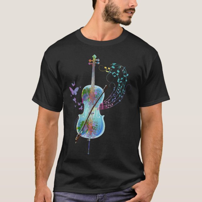 Camiseta Cello Cellist S2 (155) (Frente)