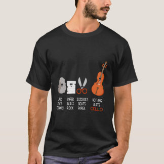 Camiseta Cello Cello Tuner Cello Strings Cello