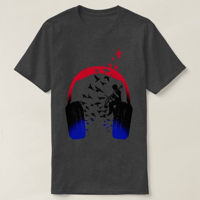 Camiseta Cello de Música (Frente do Design)
