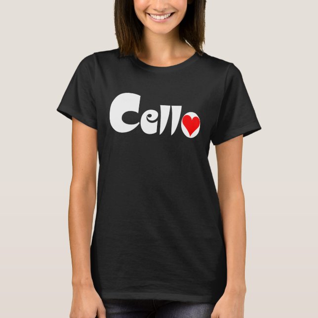 Camiseta Cello Heart (Frente)