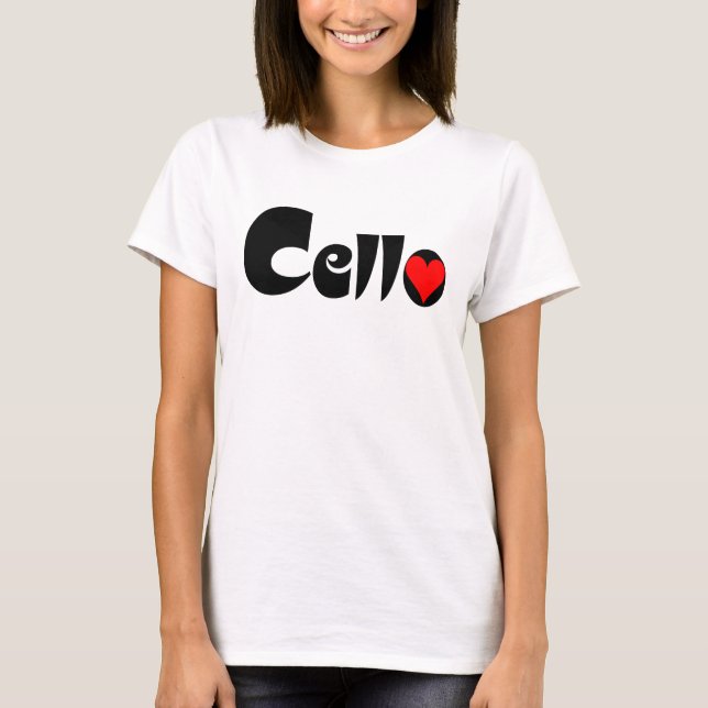 Camiseta Cello Heart (Frente)