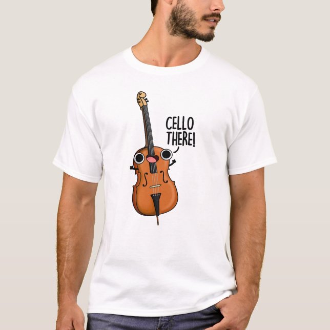 Camiseta Cello Lá Encantado Música (Frente)