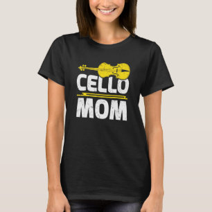 Camiseta Cello Music Cello Mãe