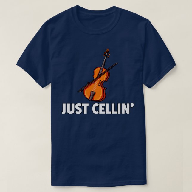 Camiseta Cello Music For Cellist Ou Cello Player253 (Frente do Design)