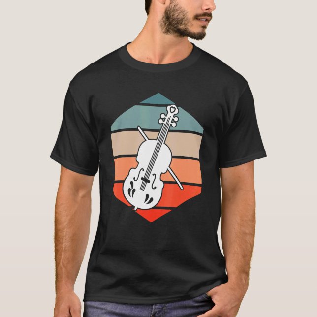 Camiseta Cello Orchestra Musical Instruments Cello Player C (Frente)
