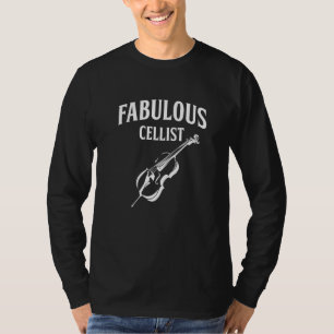 Camiseta Cello Player Musical Fabuloso Ins Musical