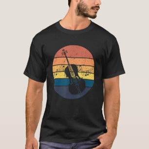 Camiseta Cello Retro Vintage Classic Music Player Cellist