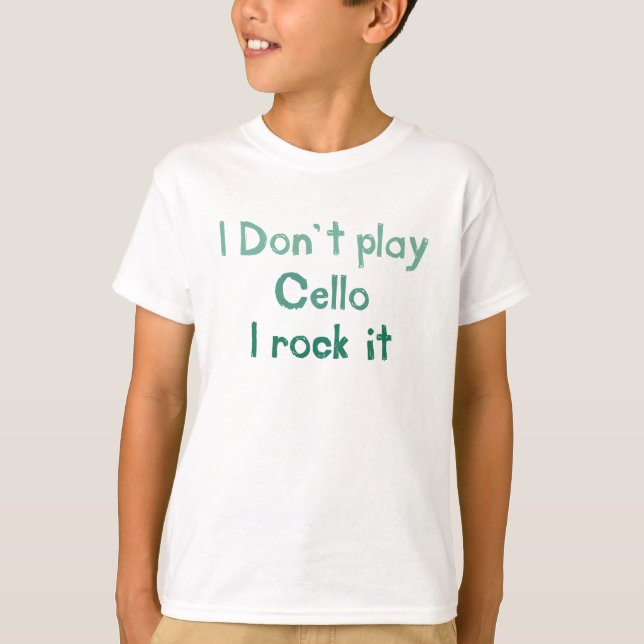 Camiseta Cello Rock It - Crianças e bebês (Frente)