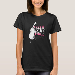 Camiseta Cello Voice Cellist Musical Instruments Orchestra