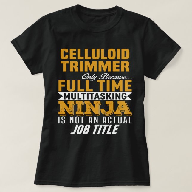 Camiseta Celluloid Trimmer (Frente do Design)