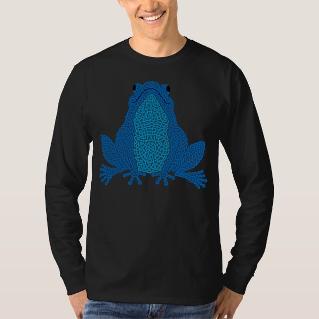 Camiseta Celtic Frog - blue (Frente)