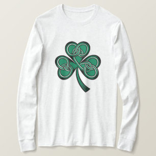 Camiseta Celtic Knot & Clover Fusion