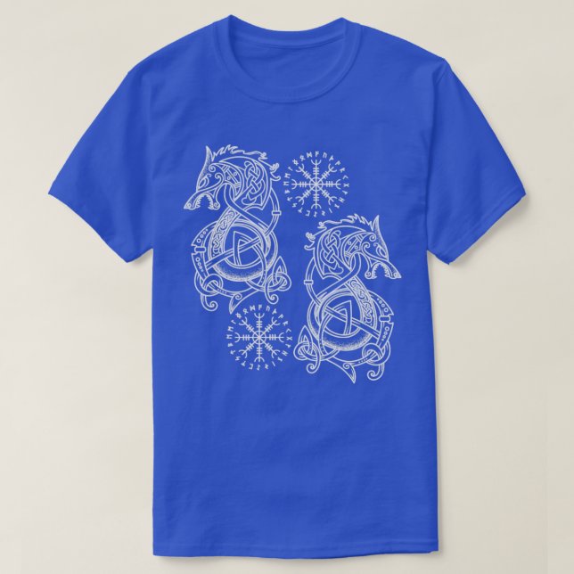 Camiseta Celtic Knots Nordic Mythology Scandinavian Viking (Frente do Design)