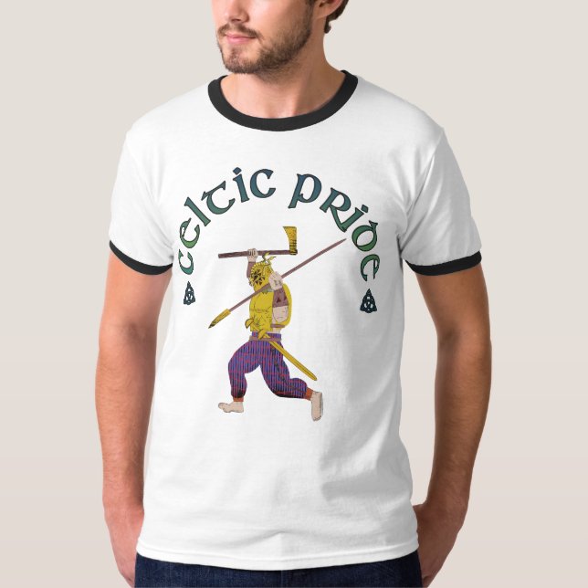 Camiseta Celtic Pride Shirt Celtic Warrior  (Frente)