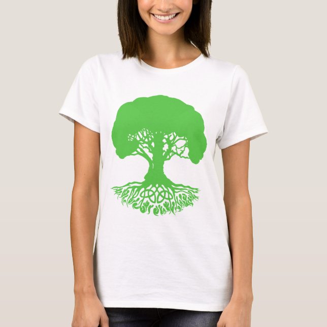 Camiseta CelticIrishTreeofLife-Clover de Patrick (Frente)