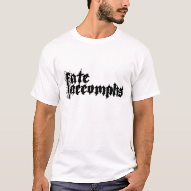 Camiseta Céltico de Accomplis do destino (Frente)