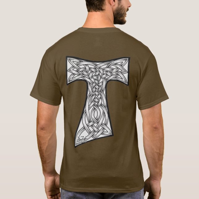 Camiseta Céltico Francisca Tau Cross (Verso)