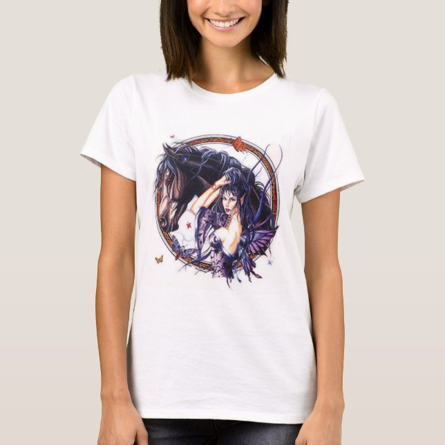 Camiseta céltico-garanhão-fada (Frente)