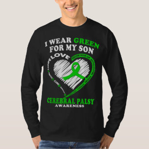 Camiseta Célula Cerebral Para Pai Mãe - Eu Visto Verde Para
