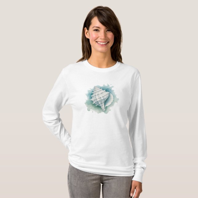 Camiseta Célula costeira/Náutica (Frente Completa)