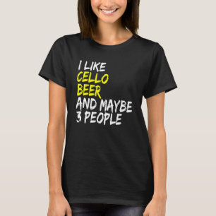 Camiseta Célula De Roupa Cello Violoncello Cellist Beer Dri