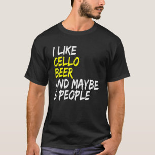 Camiseta Célula De Roupa Cello Violoncello Cellist Beer Dri