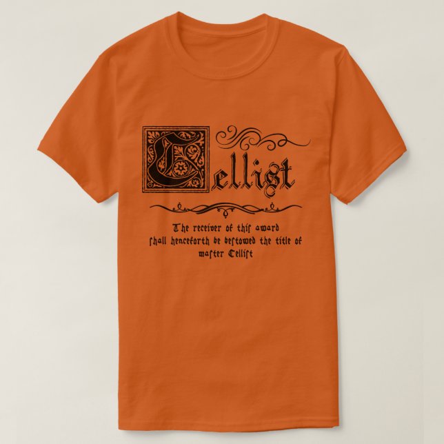 Camiseta Célula Mestra Medieval (Frente do Design)