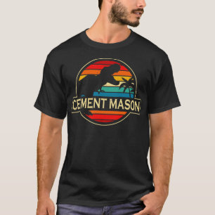Camiseta Cement Mason Dinosaur