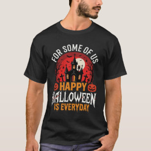 Camiseta Cemitério Assombrado Todos os Dias de Halloween