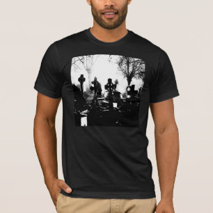 Camiseta Cemitério gótico assustador