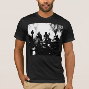 Camiseta Cemitério gótico assustador