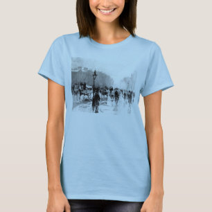 Camiseta Cena 1885 da rua de Londres
