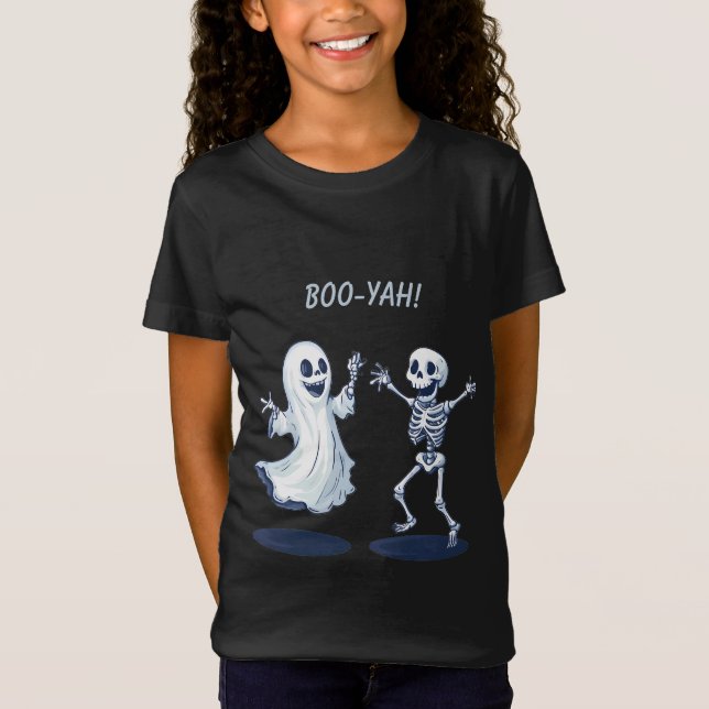 Camiseta cena assustadora do Halloween (Frente)