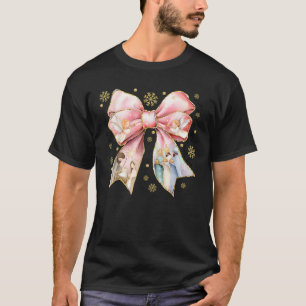 Camiseta Cena C da Natividade do Arco de Coquetes Rosa Jesu