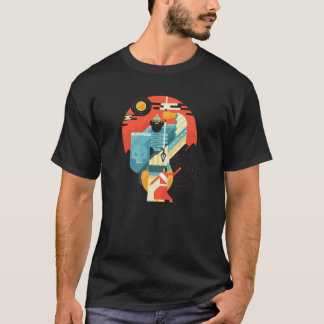 Camiseta Cena cristã épico da bíblia de David e de Goliath