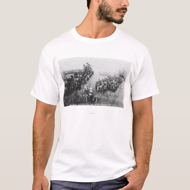Camiseta Cena da ceifeira de liga (Frente)