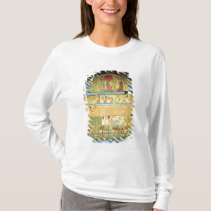 Camiseta Cena da colheita na parede do leste