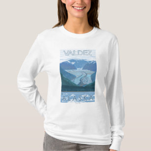 Camiseta Cena da geleira - Valdez, Alaska