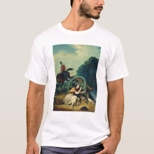 Camiseta Cena da guerra 1812 do Franco-Russo, 1830s