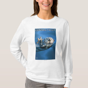 Camiseta Cena da lontra de ConnecticutSea