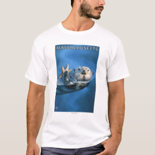 Camiseta Cena da lontra de MassachusettsSea