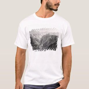 Camiseta Cena da pensão na ponte do diabo com a queda