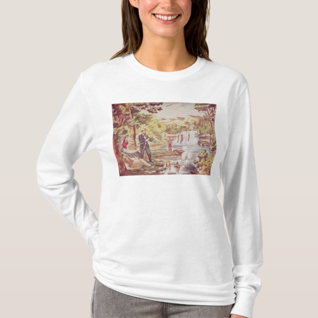 Camiseta Cena da pesca (Frente)